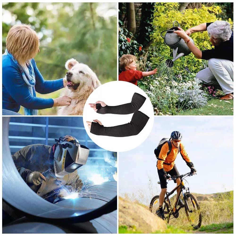 Нарукавники антипрорезные кевларовые Черный - фото 7 Нарукавники антипрорезные кевларовые Черный - фото 7