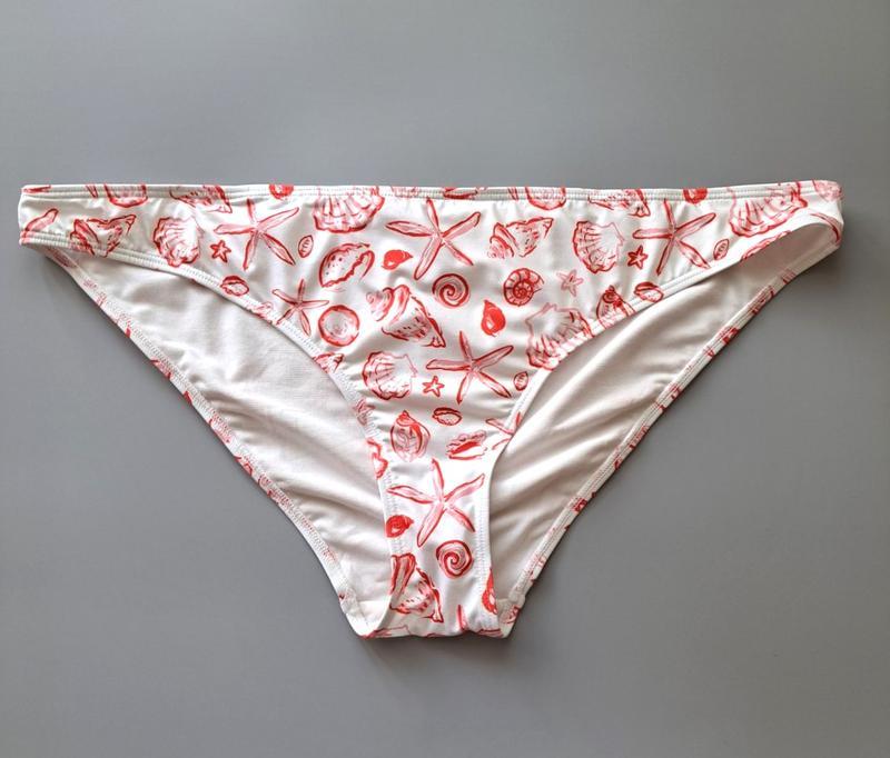 Купальні трусики PRIMARK 6921324 принт р. 48 Білий