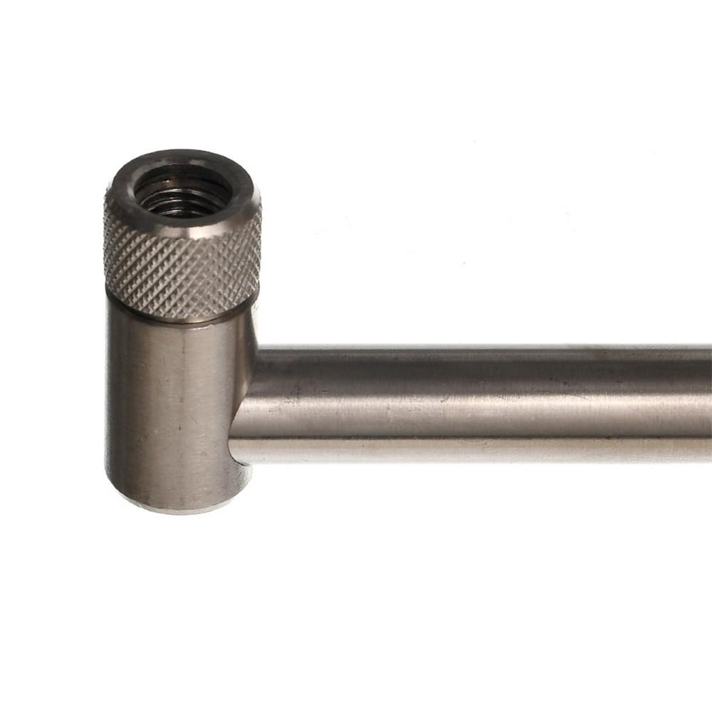 Буз-бар на 3 вудилища Carp PRO 3 Rod Stainless Steel Fixed Buzz Bar 12" 30 см (CPJBB7514) - фото 2 Буз-бар на 3 вудилища Carp PRO 3 Rod Stainless Steel Fixed Buzz Bar 12" 30 см (CPJBB7514) - фото 2