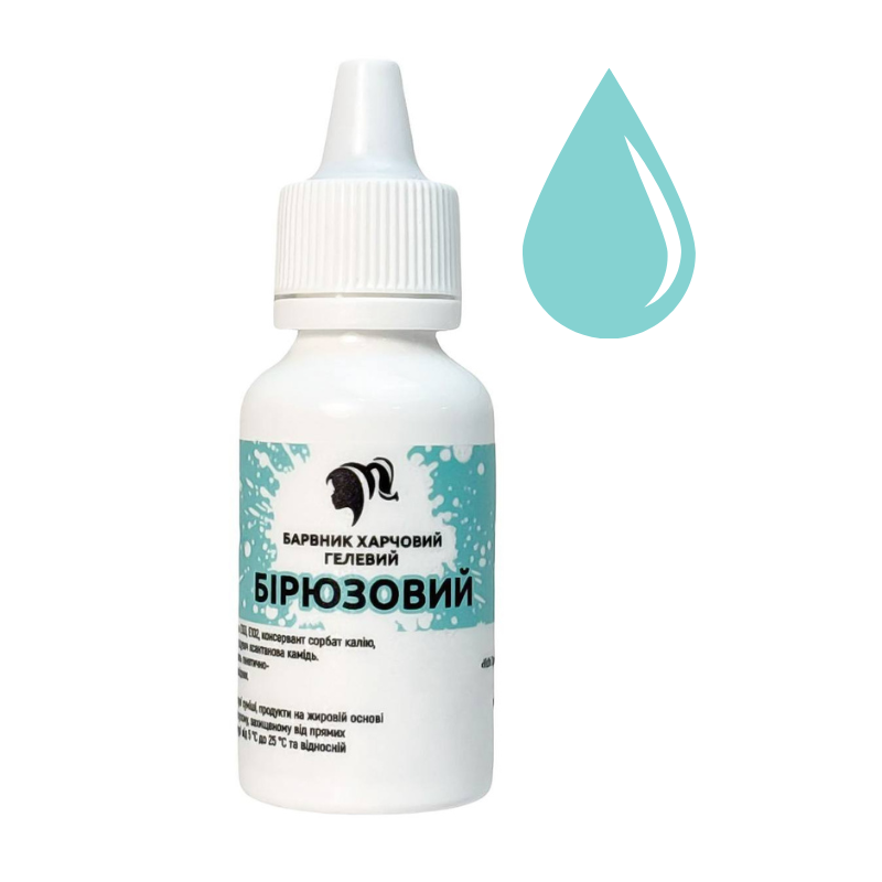 Краситель гелевый 30 мл Бирюзовый (11722)