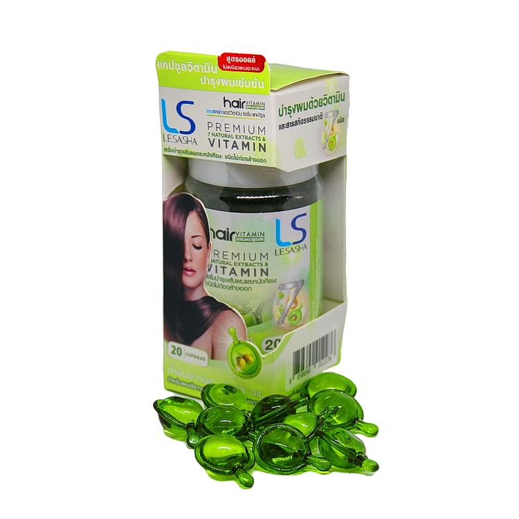 Капсулы для волос Lesasha Hair Serum Vitamin с оливковым маслом 20 шт. (451282)