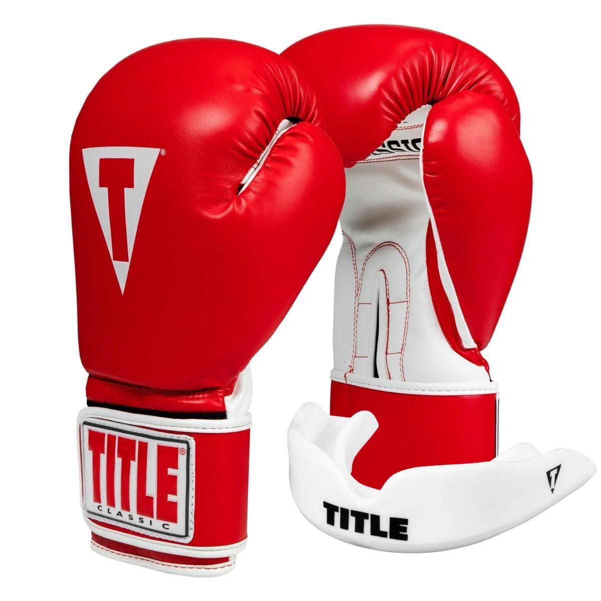 Боксерские перчатки TITLE Classic Pro Style 3.0 14 oz капа в комплекте Red/White (3070041636) Боксерские перчатки TITLE Classic Pro Style 3.0 14 oz капа в комплекте Red/White (3070041636)