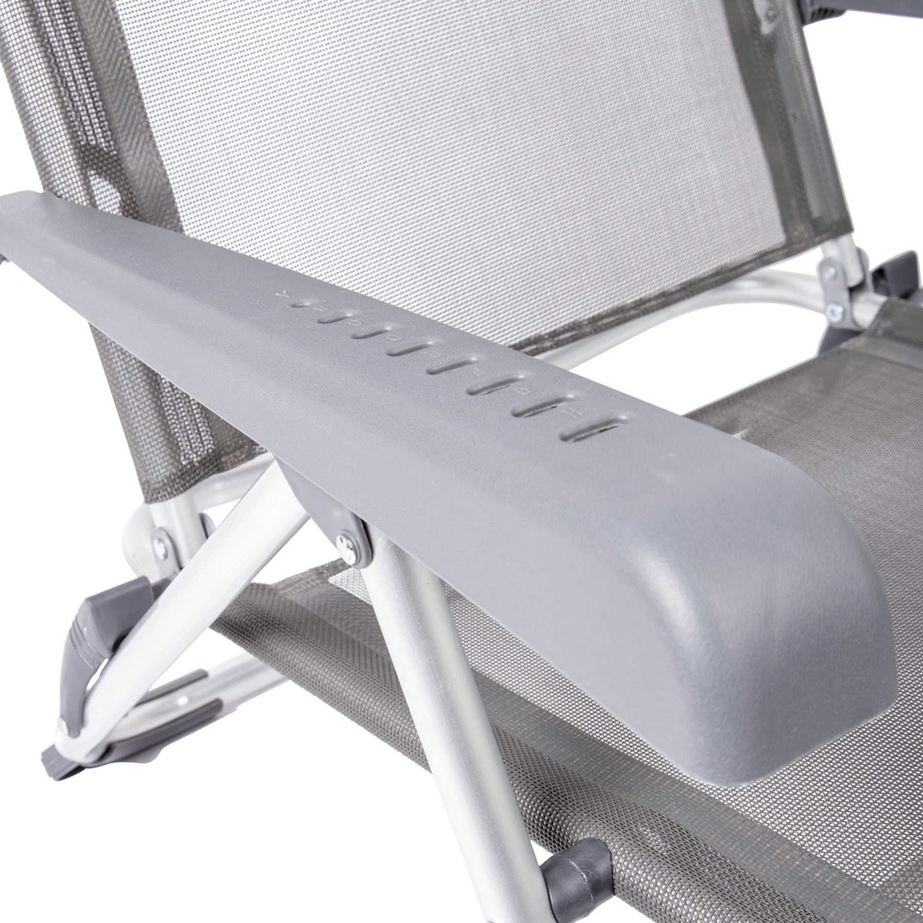 Крісло розкладне Bo-Camp Saint-Tropez Grey (1204796) - фото 11