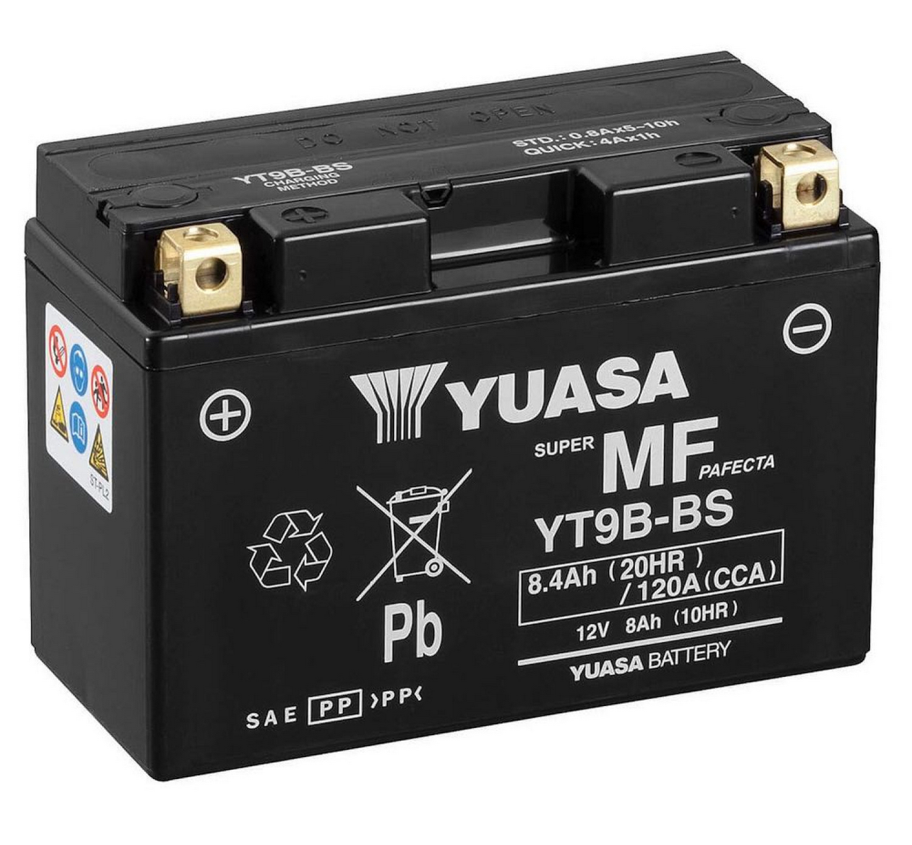 Аккумулятор YuasaBatteryEuropeGmb МОТО MF VRLA Battery AGM YT9B-BS сухозаряженный 12V 8Ah Аккумулятор YuasaBatteryEuropeGmb МОТО MF VRLA Battery AGM YT9B-BS сухозаряженный 12V 8Ah
