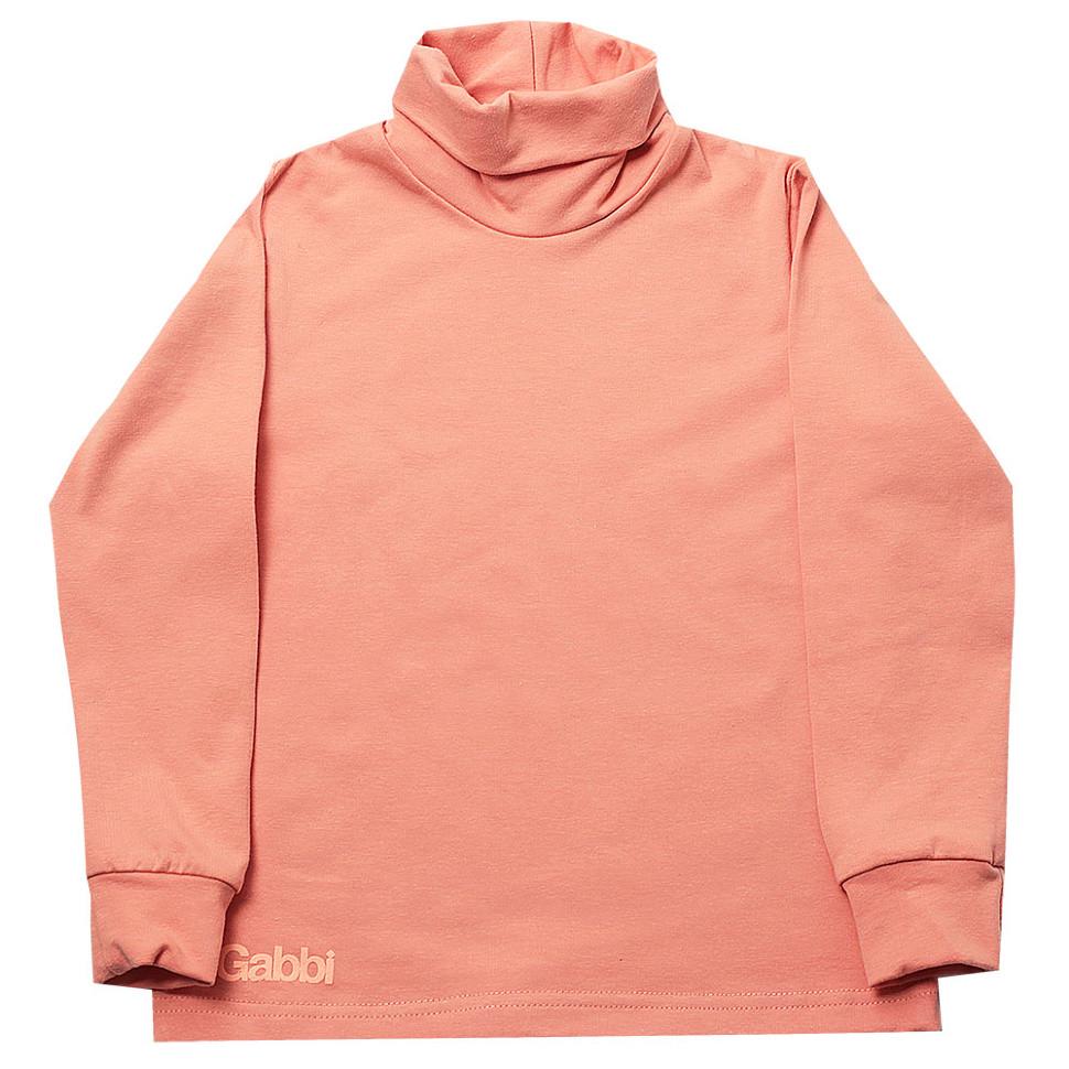 Водолазка детская хлопковая для девочки Gabbi Классика нью-1 140 см Персиковый (11842)
