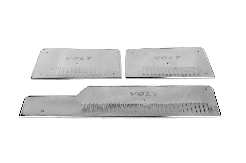 Накладки на внутренние пороги Carmos V2 для Volkswagen LT 1995-2006 гг. нержавеющая сталь Хром