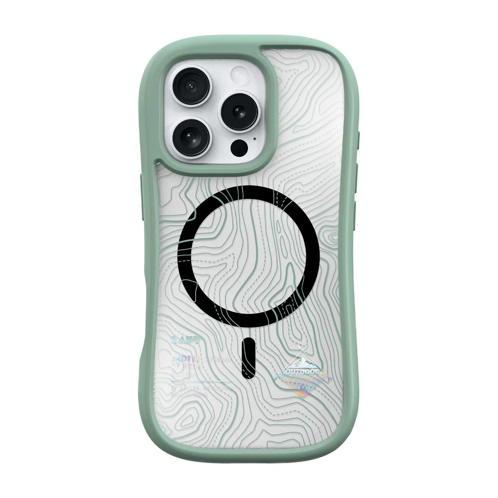 Чехол-накладка Laut POP ADVENTURE for iPhone 16 Pro Max with MagSafe, Slit Green (L_IP24D_PA_GN)
