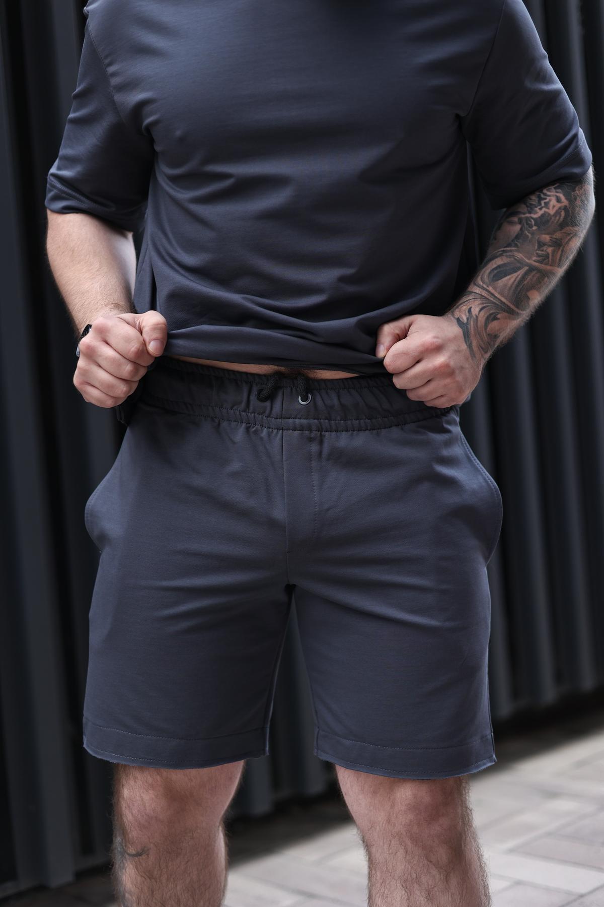 Шорты мужские Breeze Intruder трикотажные XL Графит (1123798508/2/4)