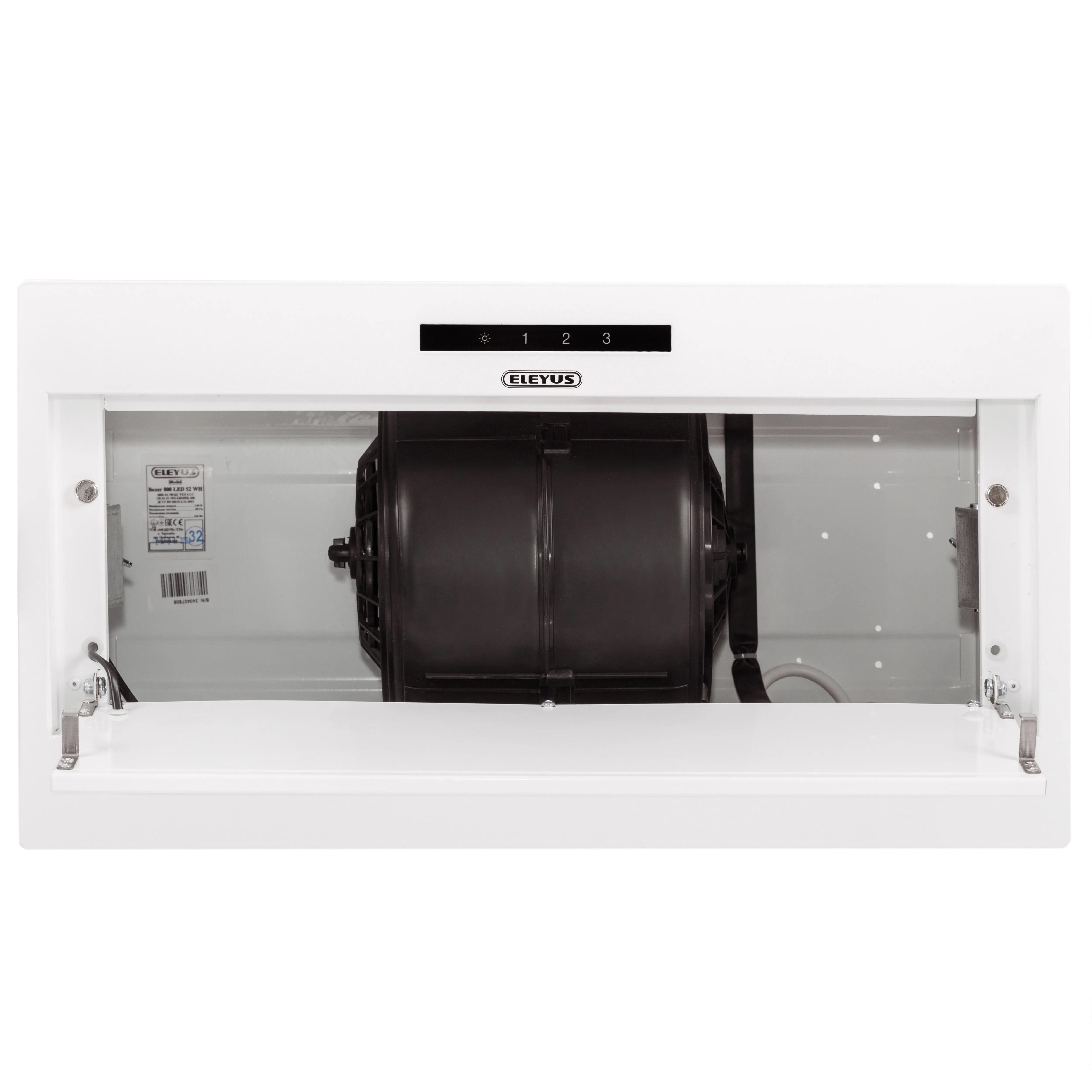Вытяжка встроенная кухонная Eleyus BOXER 800 LED 52 WH сенсорная Белый - фото 8 Вытяжка встроенная кухонная Eleyus BOXER 800 LED 52 WH сенсорная Белый - фото 8