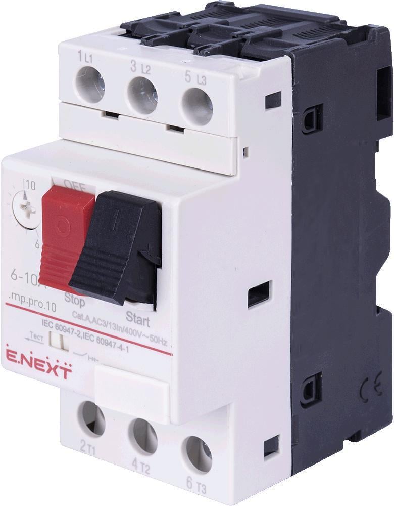 Автомат захисту двигуна E.NEXT e.mp.pro.10 6-10 A (p004005)