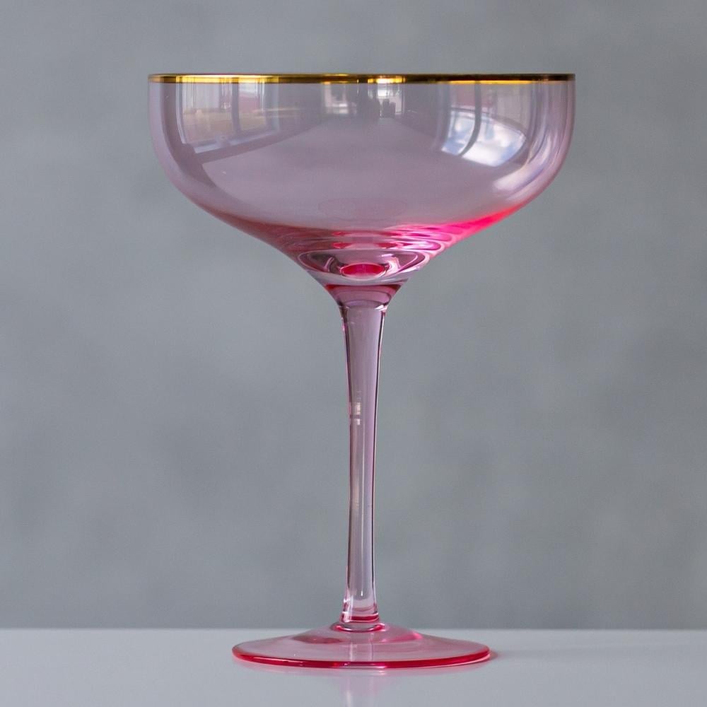 Набір келихів Elisey 9056-001 Шампань 400 мл 2 шт. Рожевий (118-81-9056-001) - фото 5 Набір келихів Elisey 9056-001 Шампань 400 мл 2 шт. Рожевий (118-81-9056-001) - фото 5