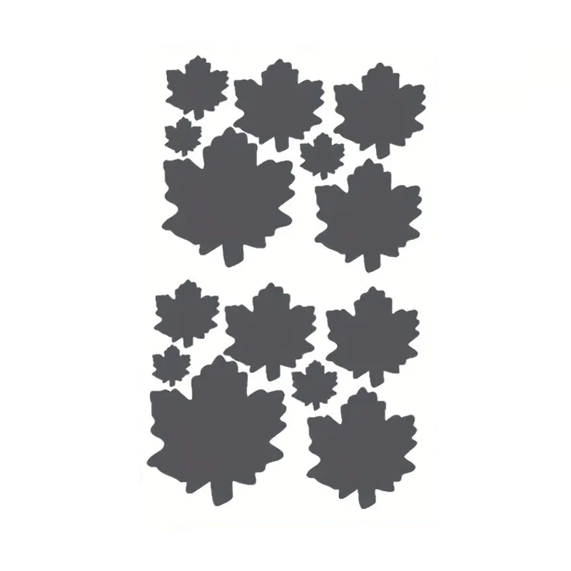 Термоаппликация на одежду Листья 25,5х15 см Темно-серый (27086268)