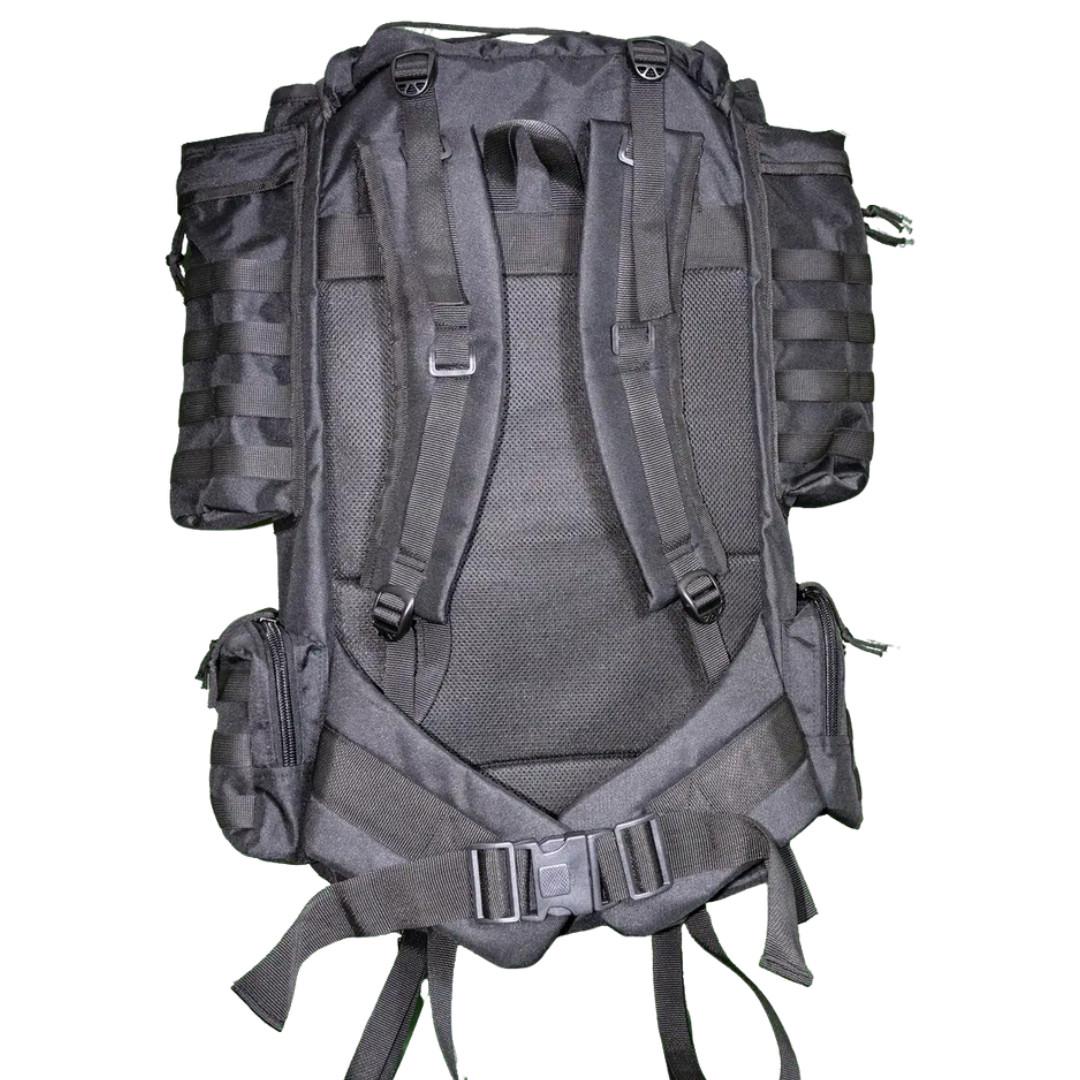 Рюкзак тактичний Kirasa KI952 Cordura 1000D MOLLE 70 L Black - фото 3 Рюкзак тактичний Kirasa KI952 Cordura 1000D MOLLE 70 L Black - фото 3