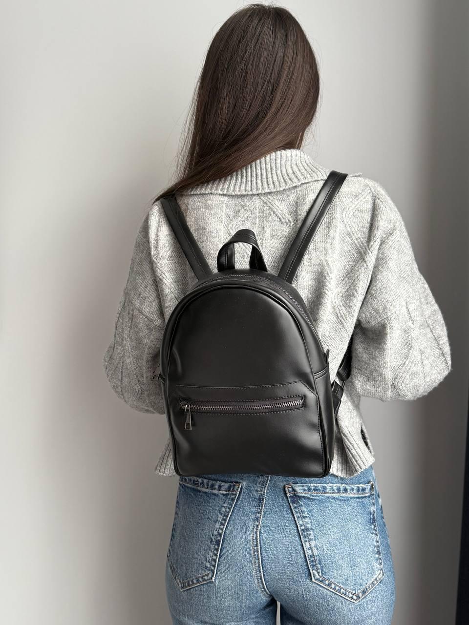 Рюкзак женский Classic sg экокожа Черный (453232)