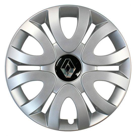 Автомобильные колпаки SKS 330 R15 с логотипом Renault 4 шт. Серебристый