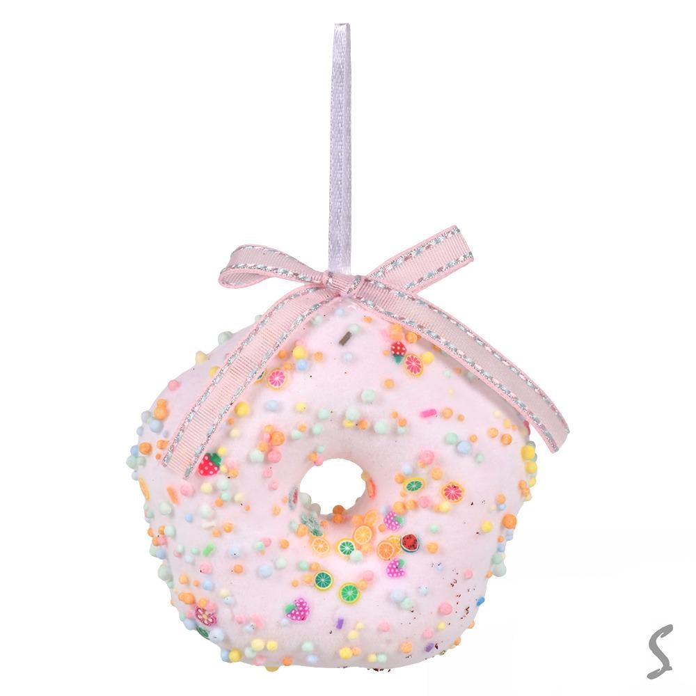 Игрушка-подвеска новогодняя Donut 10 см (R33890) - фото 2 Игрушка-подвеска новогодняя Donut 10 см (R33890) - фото 2