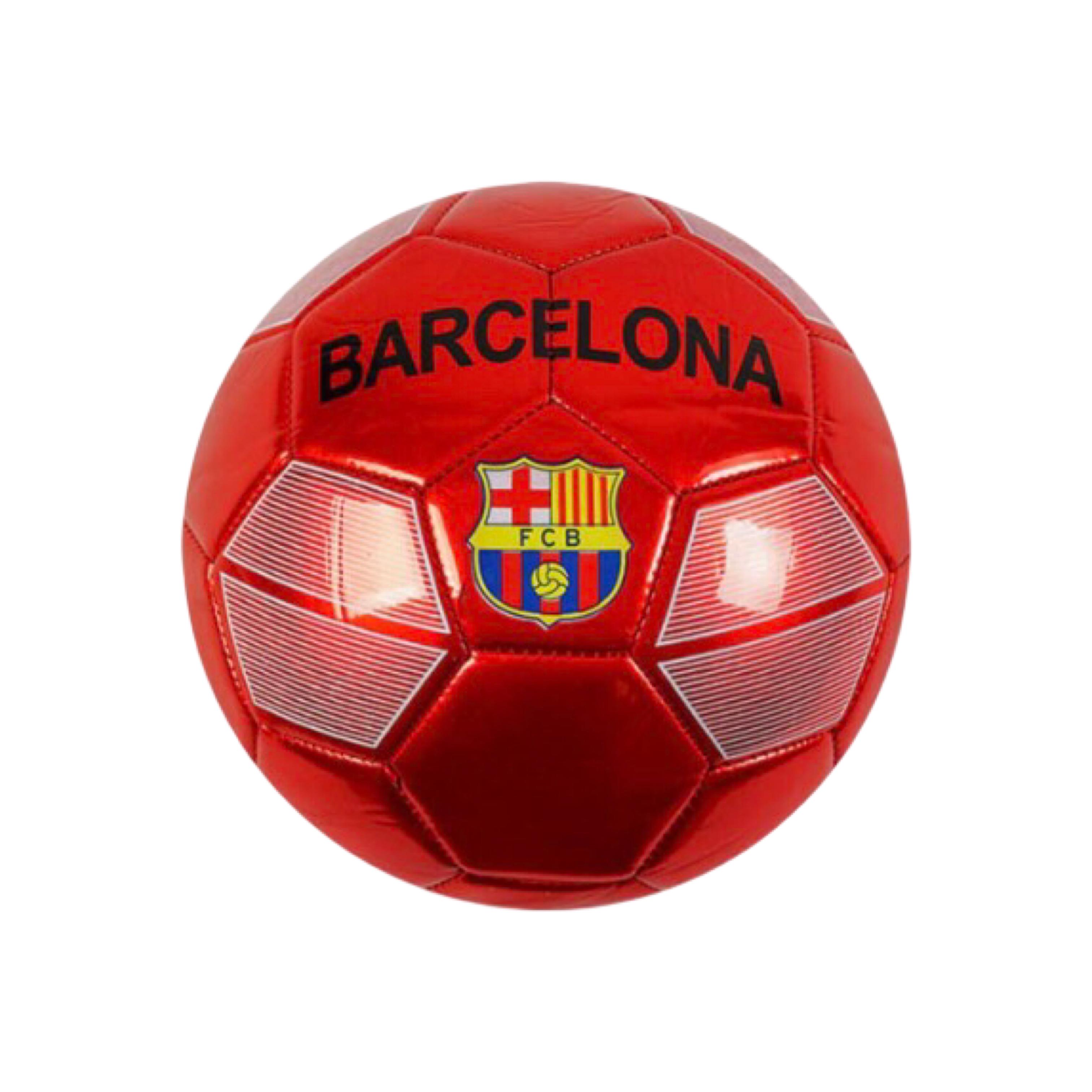Футбольный мяч №5 мягкий PVC 330-350 г Barcelona Красный (C 62411-3)
