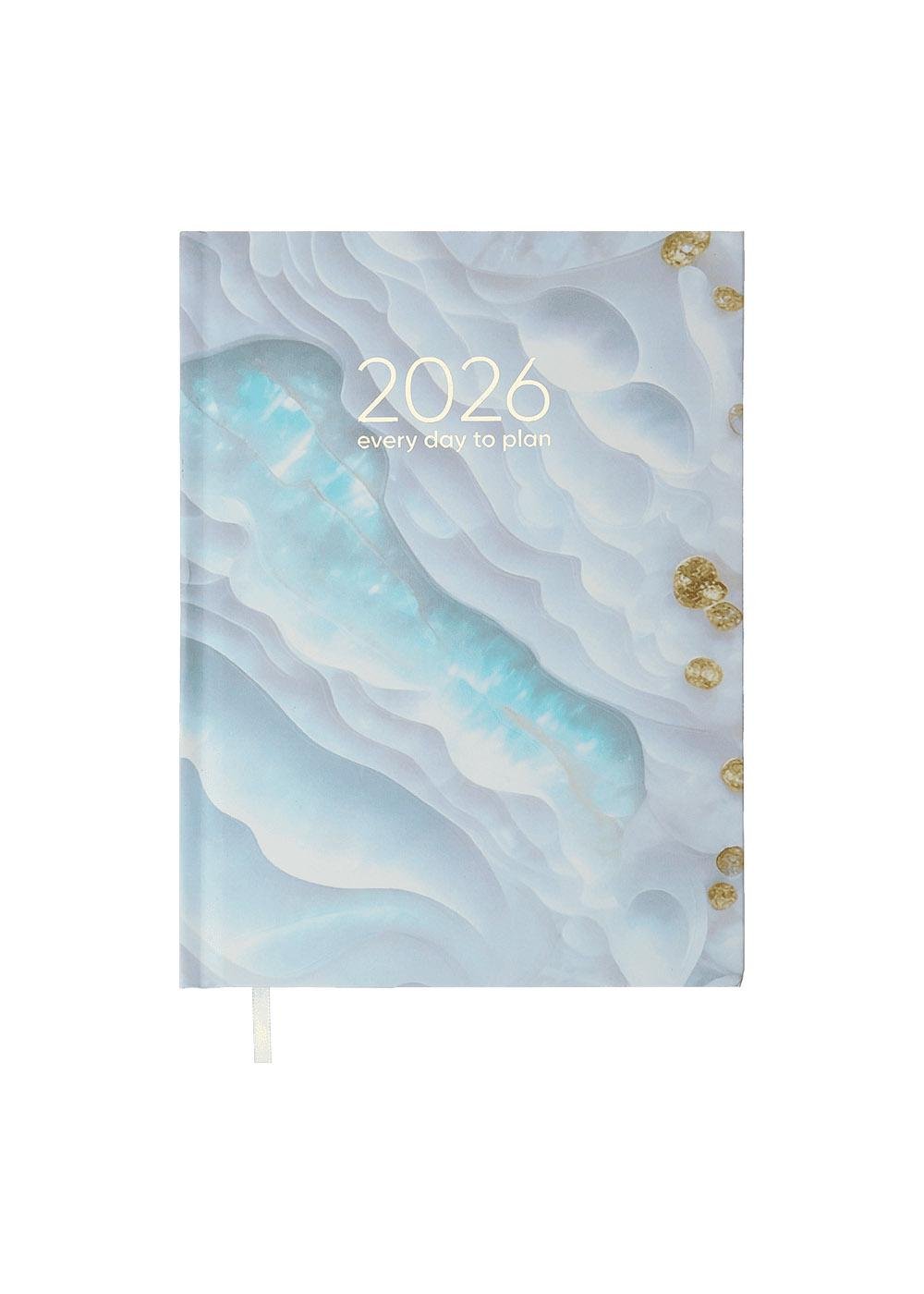 Ежедневник Buromax 2026 FANTASTIC А5 датированный Бирюзовый (BM.21161-06)