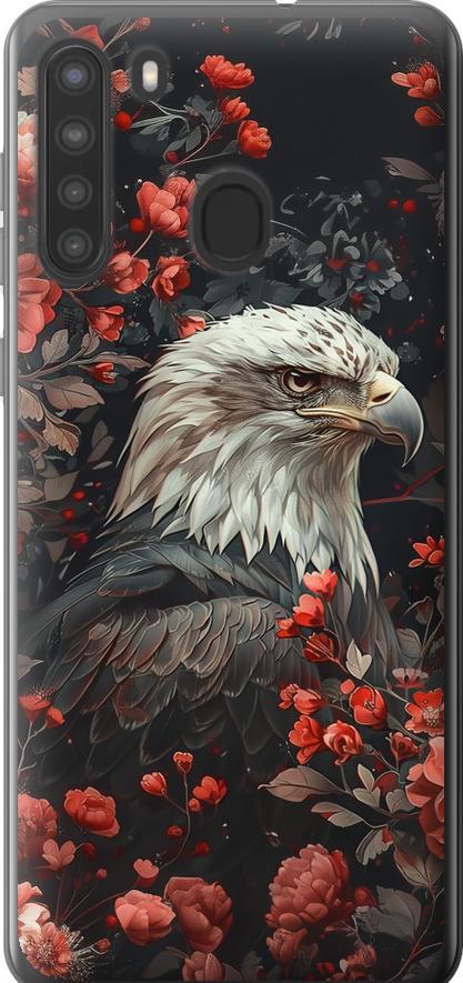 Чехол на Samsung Galaxy A21 Цветочный страж (6102u-1841-42517)