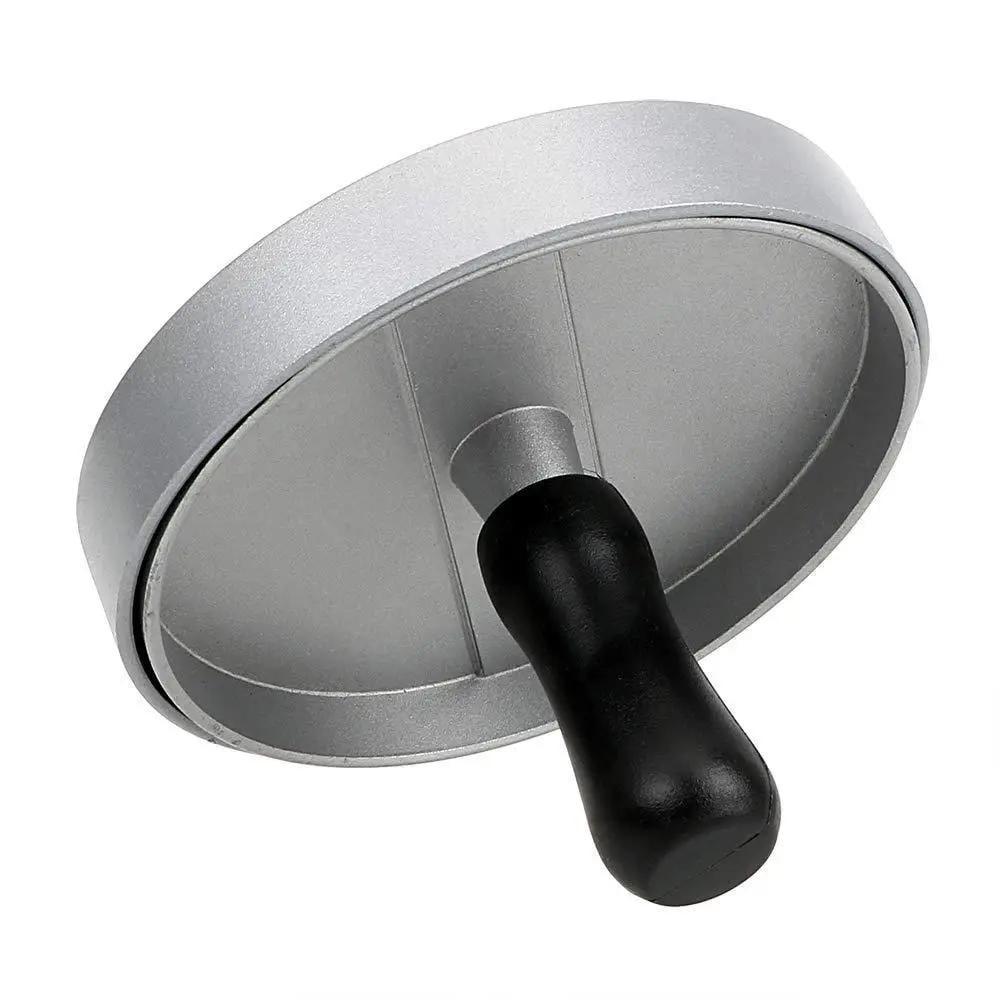 Пресс для гамбургеров ручной с антипригарным покрытием 12 см Серебристый (D-0020) - фото 4 Пресс для гамбургеров ручной с антипригарным покрытием 12 см Серебристый (D-0020) - фото 4