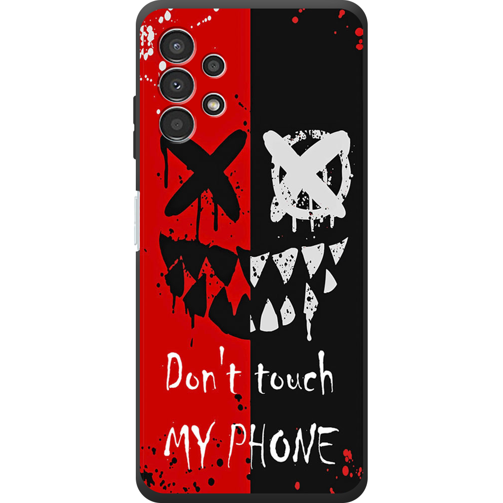 Чохол BoxFace Samsung Galaxy A13 4G (A135) Bad Smile Чорний силікон (44331-up2468-44334)