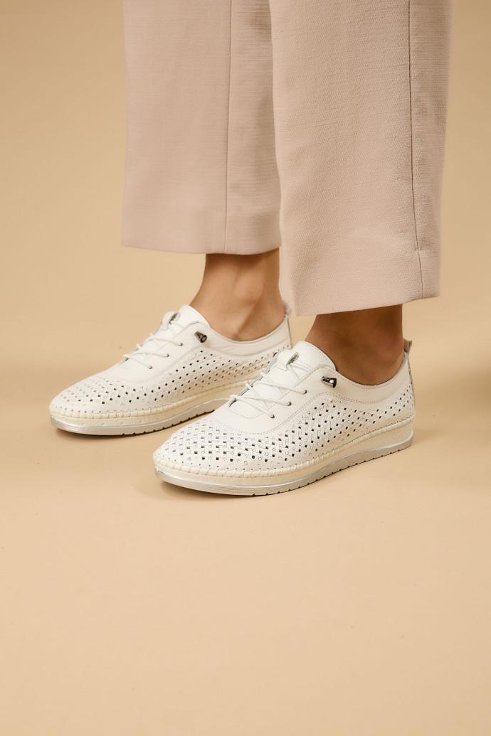 Мокасини жіночі Anna Lucci шкіряні р. 36 Білий (194785) - фото 2 Мокасини жіночі Anna Lucci шкіряні р. 36 Білий (194785) - фото 2