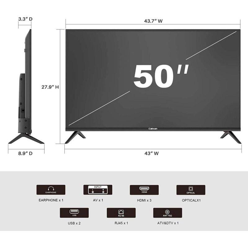 Телевизор Caixun EC50S1UA 4K/Android/HDR10/Bluetooth/60 Гц 50" - фото 3