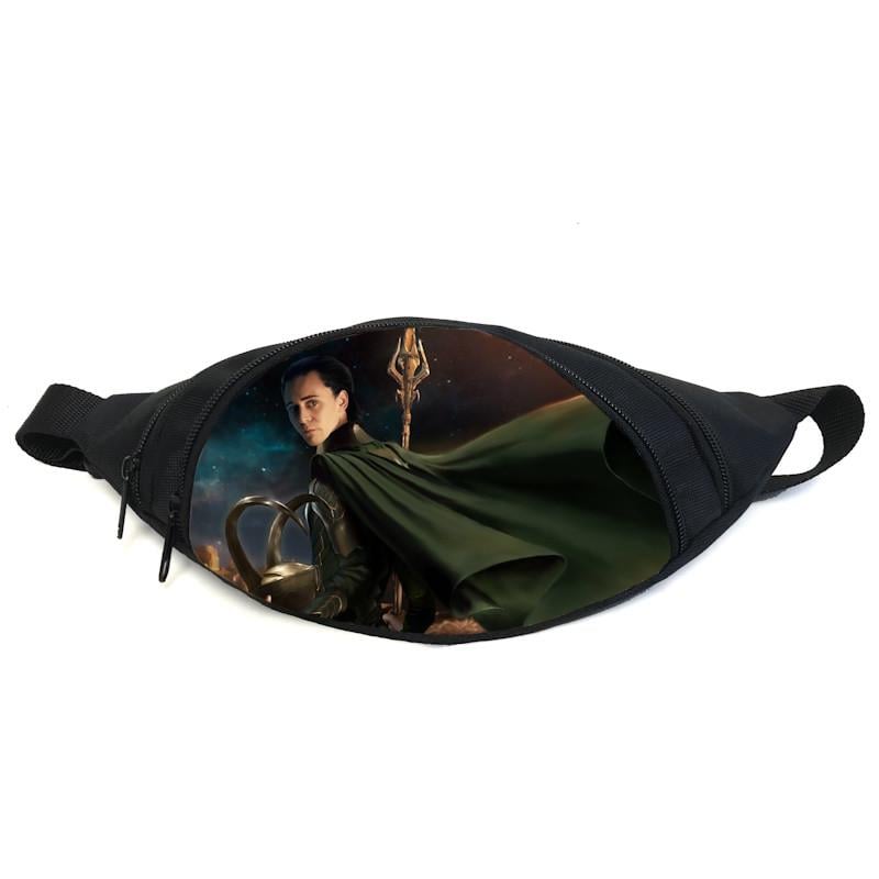 Поясна сумка-бананка Cappuccino Toys Локі Марвел GB-Loki 05 Чорний (2399980053) Поясна сумка-бананка Cappuccino Toys Локі Марвел GB-Loki 05 Чорний (2399980053)