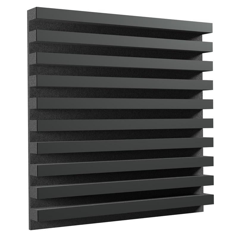 Акустическая панель Ecosound Comb HDF 50х50 см 53 мм Черный (1275)