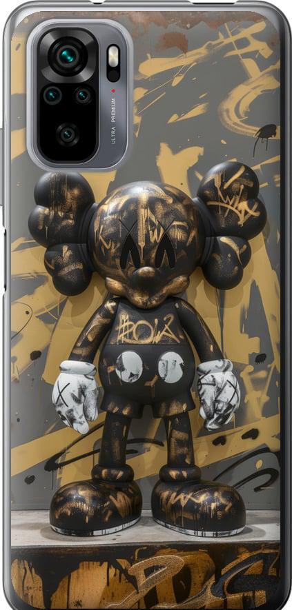 Чохол на Xiaomi Redmi Note 10 Bronze kaws (6097t-2277-42517)