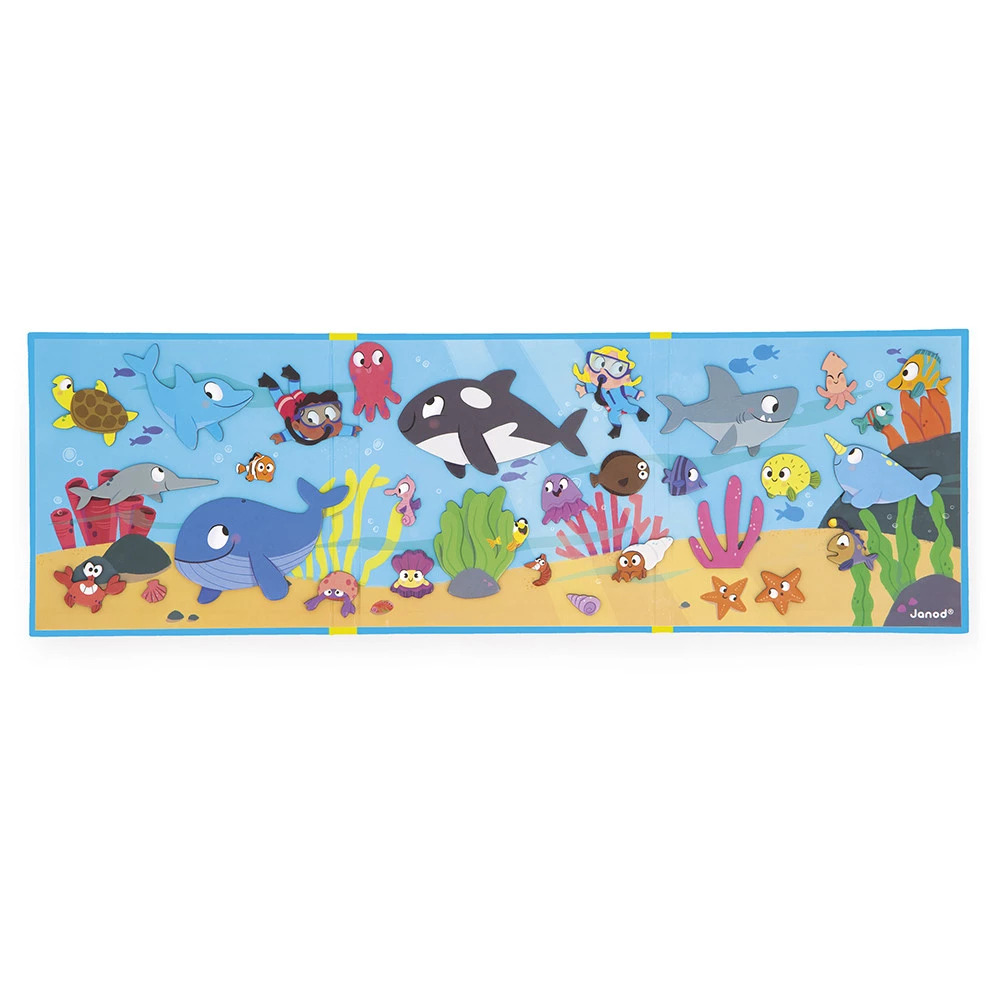 Магнитная учебная игра Janod Морские жители 30 элементов (J05448) - фото 2 Магнитная учебная игра Janod Морские жители 30 элементов (J05448) - фото 2