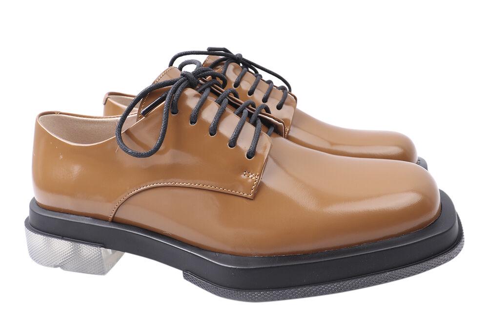 Туфли женские Brocoly из кожи на низком ходу р. 36 Коричневый (327-21DTC) Туфли женские Brocoly из кожи на низком ходу р. 36 Коричневый (327-21DTC)