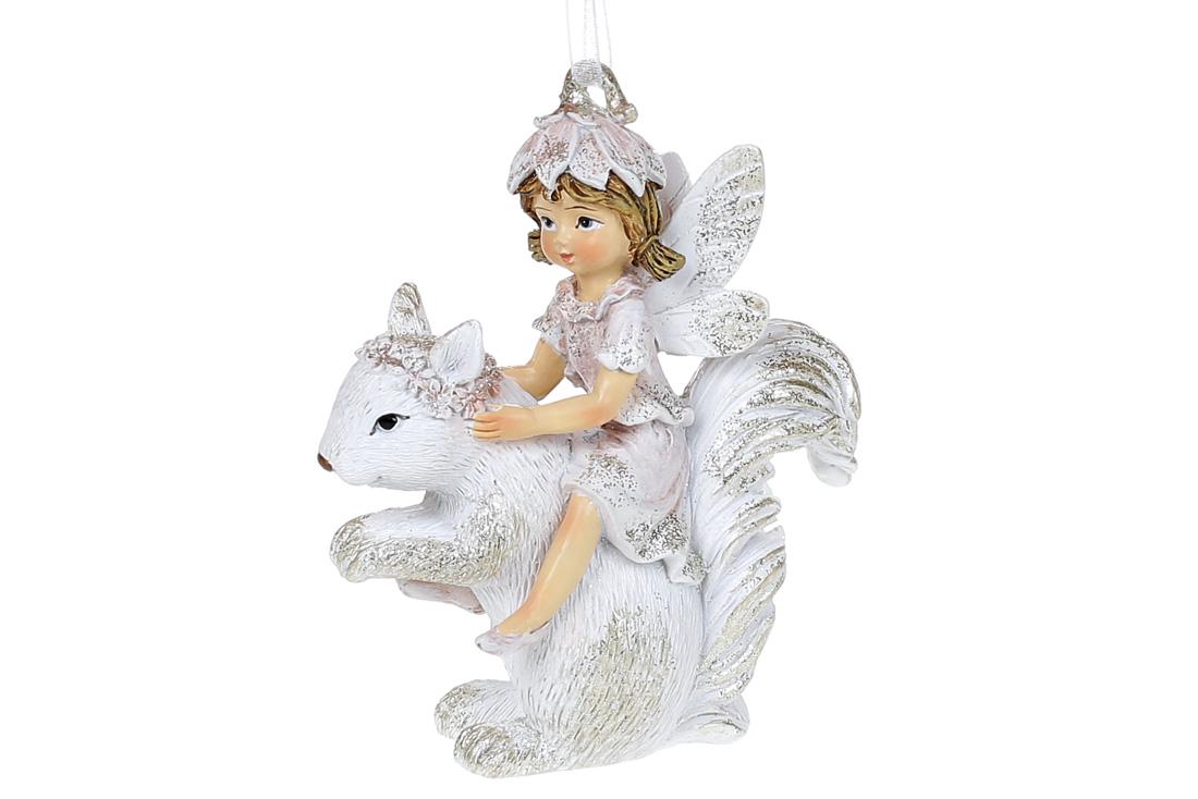 Фигурка-подвеска BonaDi Эльф на Белке (707-905)