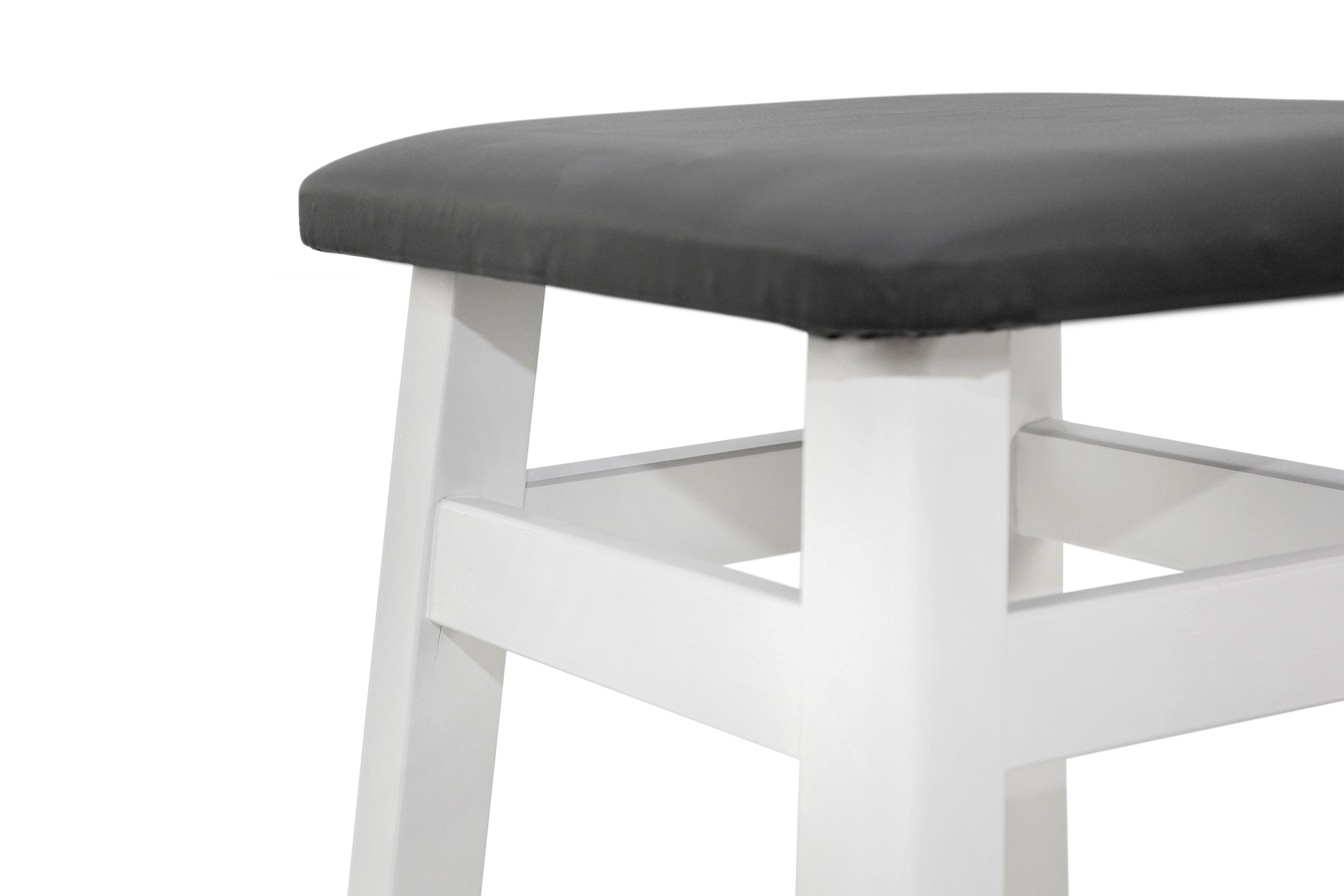 Барный стул мягкий Смарт квадратный 300x800x300 Белый (GAА0054761) - фото 4 Барный стул мягкий Смарт квадратный 300x800x300 Белый (GAА0054761) - фото 4