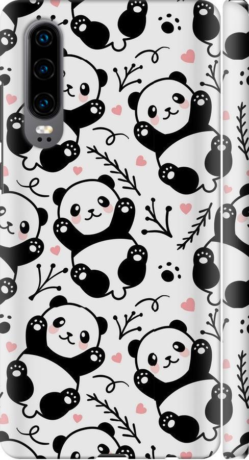 Чехол на Huawei P30 Панды (4318m-1622-42517)