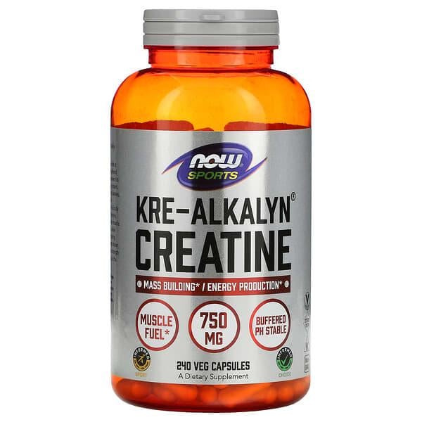 Креатин Now Foods Kre-Alkalyn Creatine 750 мг 240 капсул (1122)