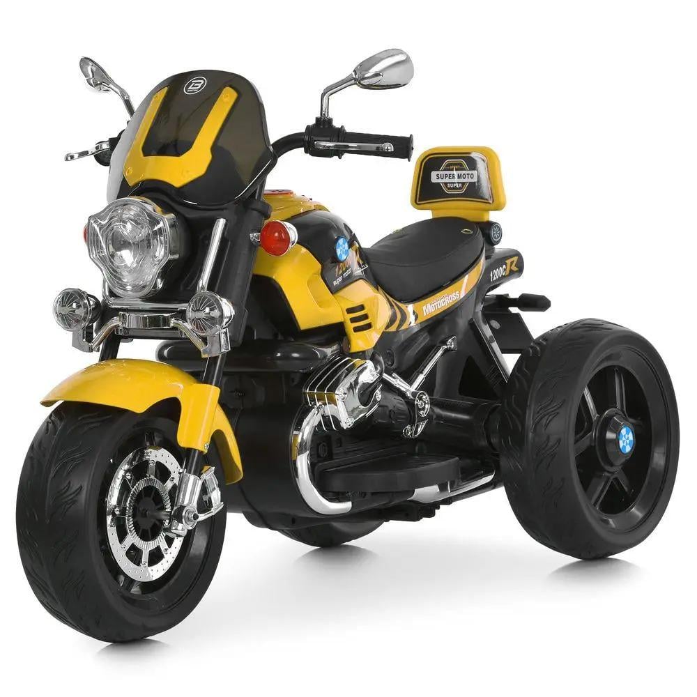 Мотоцикл детский электрический Bambi Racer M 6263EL-6 Желтый