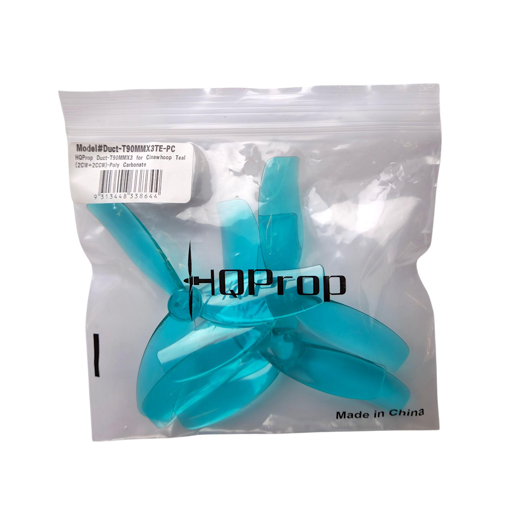 Пропеллеры HQProp Duct-T90MMx3 2 CW + 2 CCW для дронов cinewhoop 4 шт. Голубой (29926110) - фото 3 Пропеллеры HQProp Duct-T90MMx3 2 CW + 2 CCW для дронов cinewhoop 4 шт. Голубой (29926110) - фото 3