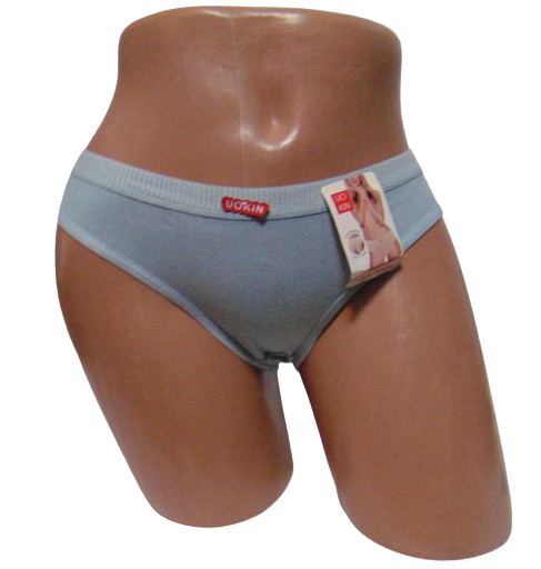 Трусы женские Uokin 2769 в рубчик L Голубой (2060146056)