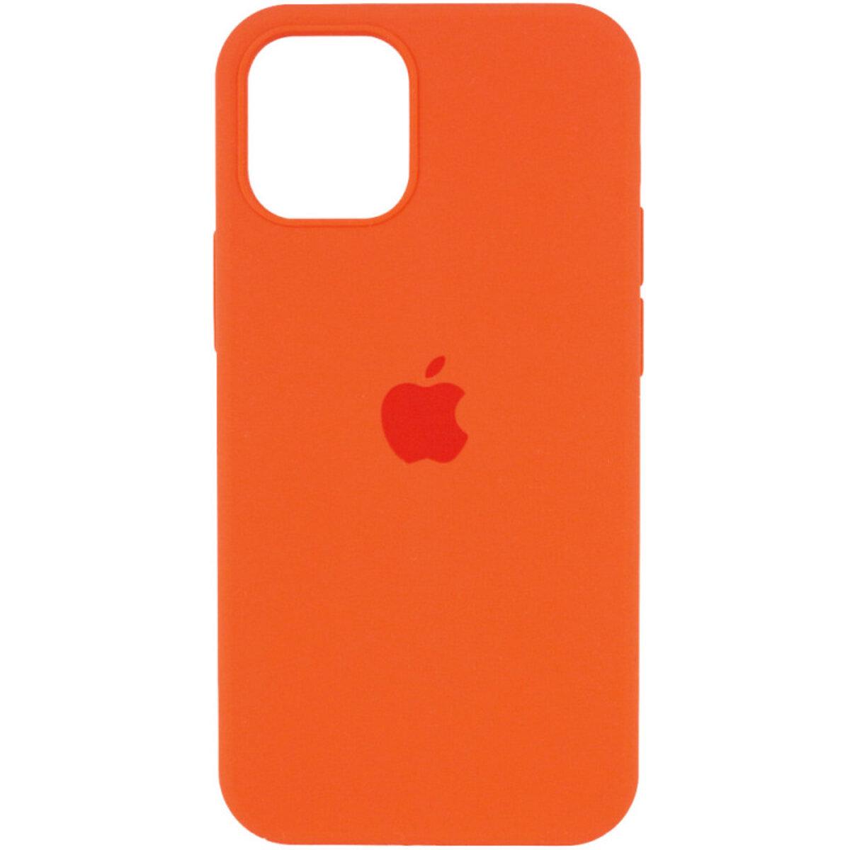 Противоударный чехол Silicone Full Case AA Open Cam для Apple iPhone 14 Orange