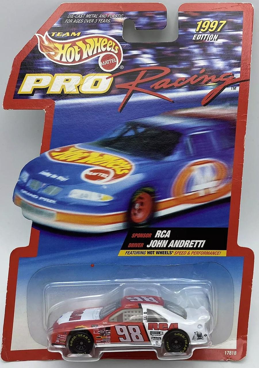 Іграшкова машинка Hot Wheels Ford Thunderbird John Andretti №98 RCA 1997 Pro Racing NASCAR (17818)