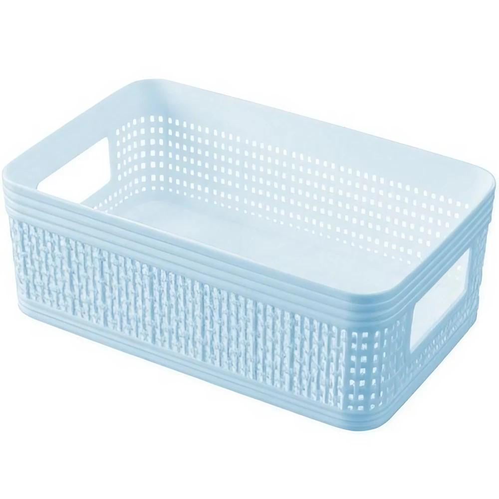 Корзина Stenson TD00915-S 22х10,5х6 см Голубой (11760336)