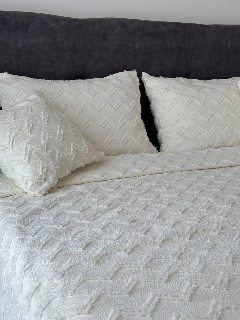 Покрывало Хельга 180x250 см Молочный (20774-2-180x250cm) - фото 12 Покрывало Хельга 180x250 см Молочный (20774-2-180x250cm) - фото 12