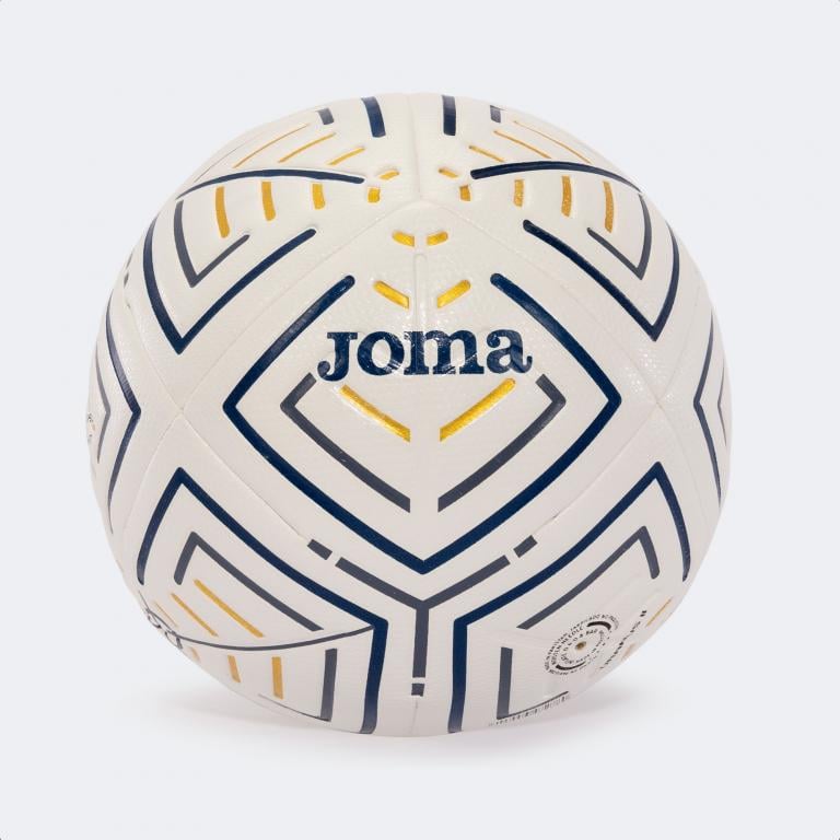 Мяч футбольный Joma 400852.203.4 T4 Uranus II Ball White Navy - фото 2