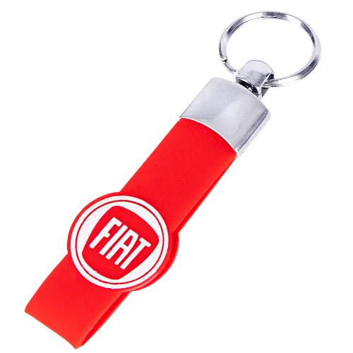Брелок FIAT с резиновым ремешком Красный (00000054288)