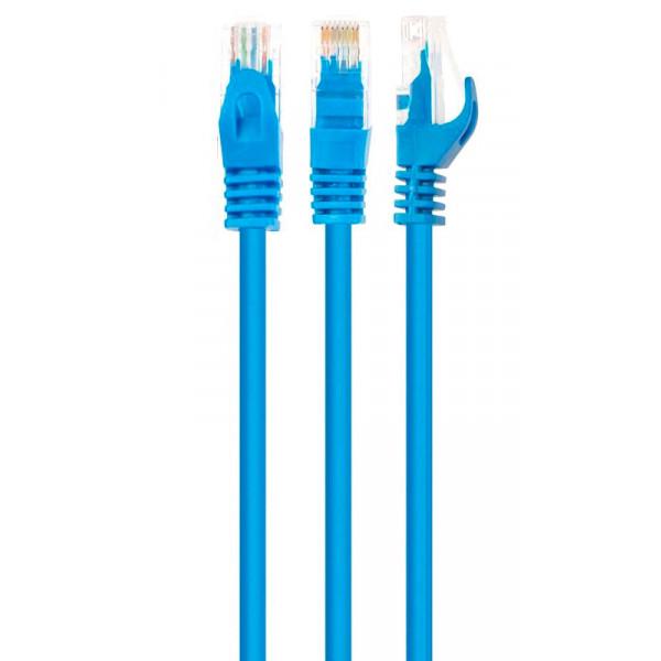 Кабель патчкорд Kingda UTP Cat5e 20 м CU Синий (PAUT32000-CU-BL) Кабель патчкорд Kingda UTP Cat5e 20 м CU Синий (PAUT32000-CU-BL)