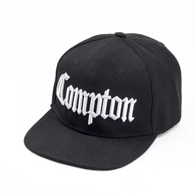 Кепка снепбек Compton 2 с прямым козырьком унисекс Черный