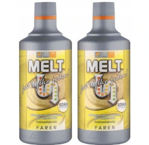 Засіб для прочищення труб/сифонів/каналізації Melt суперсильний 0,75 л 2 шт. (2768792328)