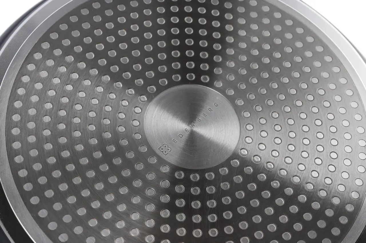 Набір каструль Edenberg EB-7423 литий алюміній/мармурове антипригарне покриття/індукційне дно 8 пр. Чорний (ML-05381) - фото 6