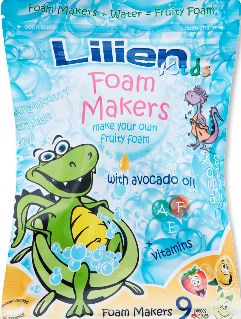 Дитяча піна для ванни Lilien Kids в капсулах 9 шт. по 30 г (11090)